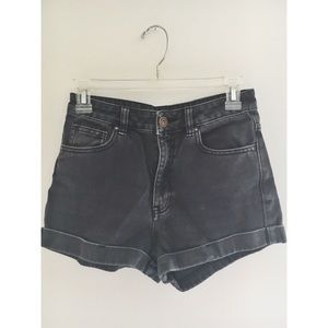 Charcoal Gray Mom Short